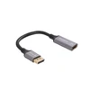 Lanberg adapter Displayport - HDMI 8K 20cm sidabrinė