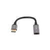 Lanberg adapter Displayport - HDMI 8K 20cm sidabrinė