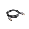Lanberg kabelis Displayport - HDMI M/M 4K 1m juodai-sidabrinis