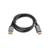 Lanberg kabelis Displayport - HDMI M/M 4K 1m juodai-sidabrinis