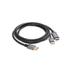 Lanberg HDMI (M) to Displayport (M) cable 4K, Juodas | CA-HDDP-20CU-0018-BK | 1.8 m