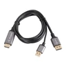 Lanberg kabelis HDMI(M) - DisplayPort(M) 1m 4K juoda