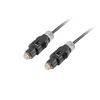 LANBERG CA-TOSL-10CC-0020-BK Lanberg TosLink M/M optinis kabelis 2M, Juodas