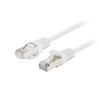 Lanberg 10-Pack Patchcord kat.6 FTP 0.5m balta Fluke Passed