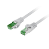 LANBERG Patchcord kat.7 S/FTP LSZH CU 1.5m pilkas Fluke praėjo