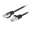Lanberg 10-Pack Patchcord kat.6 FTP 0.5m juoda Fluke Passed