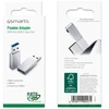 Adapteris 4smarts Passive USB-A 3.0 į USB-C, 2 vnt., sidabrinis