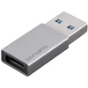 Adapteris 4smarts Passive USB-A 3.0 į USB-C, 2 vnt., sidabrinis