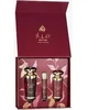 Lattafa Perfumes Mayar Cherry Intense Dárková sada EDP 100 ml, miniaturka EDP 12 ml a vlasová mlha 50 ml