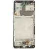 Dėklas LCD ekranas + jutiklinis blokas + priekinis dangtelis Samsung A426B Galaxy A42 5G Juodas (Paslaugų paketas)