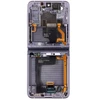 LCD ekranas + jutiklinis blokas + priekinis dangtelis Samsung F721 Galaxy Z Flip 4 5G Bora Violetinė (serviso paketas)