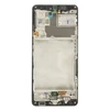Dėklas Skystųjų kristalų ekranas + jutiklinis blokas + priekinis dangtelis Samsung A426B Galaxy A42 5G Juodas (servisų paketas)