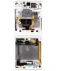 Dėklas LCD display + Touch Unit Inner Samsung F711B Galaxy Z Flip 3 5G Kreminis (Service Pack)