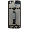 LCD ekranas + jutiklinis blokas + priekinis dangtelis skirtas Xiaomi Redmi A2/A2+ juodas (techninio aptarnavimo paketas)