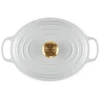 Troškintuvas Le Creuset Signature, ovalus, 27 cm, 4,1 l, baltas