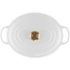 Le Creuset Cast iron puodas oval 31cm / 6.3L baltas