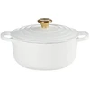 Le Creuset Cast iron puodas round Ø24cm / 4.2L baltas