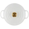 Le Creuset Cast iron puodas round Ø24cm / 4.2L baltas