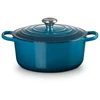 Le Creuset Cast iron puodas round Ø26cm / 5,3L mėlynas
