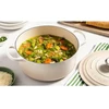 Le Creuset Cast iron puodas round Ø34cm / 12L cream color