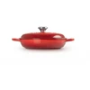Virtuvinė Indų Rinkinys - Le Creuset Signature Ketaus Seklioji Keptuvė 350x375x110mm Vyšninė Raudona