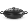 Le Creuset Cast iron shallow puodas 30cm / 3,5L mat juodas
