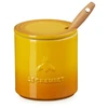 Le Creuset Honey pot with spoon 420ml stoneware yellow