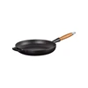 Le Creuset Ketaus keptuvė su medine rankena Ø28cm matinė juoda