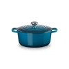 Le Creuset Ketaus puodas apvalus Ø26cm | 5,3L mėlynas