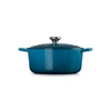Le Creuset Ketaus puodas apvalus Ø26cm | 5,3L mėlynas
