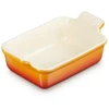 Le Creuset Rectangular baking dish Heritage stoneware 19x14cm / 1.1L oranžinis