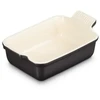 Le Creuset Rectangular Heritage Stoneware 19x14cm / 1,1L juodas