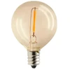 LED lemputė E12 G40 0.5W 3V 24lm auksinis Forever Light 6pcs