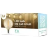 LED lemputė E12 G40 0.5W 3V 24lm auksinis Forever Light 6pcs