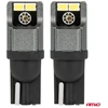 LED lemputės Canbus 3020 4SMD T10 W5W W10W 12V 24V amio-03717