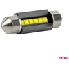 LED lemputės canbus C5W C10W 36mm 2525 6SMD baltos 12V 24V AMIO-05007