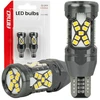 LED lemputės canbus W16W T15 2016 45SMD balta 12V 24V AMIO-04992