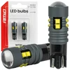 LED lemputės standard W5W T10 2525 10SMD balta 12V 24V amio-04993