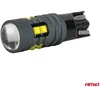 LED lemputės standard W5W T10 2525 10SMD balta 12V 24V amio-04993