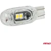 LED lemputės standard W5W T10 2835 5SMD balta 12V AMIO-04995