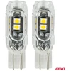 LED lemputės standard W5W T10 2835 5SMD balta 12V AMIO-04995