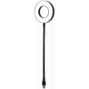 „Gembird NL-LEDRING-01“ USB LED žiedinis šviestuvas | Baltas 6500K | N/A