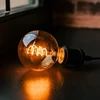LED lemputė Kaitinimas E27 G95 4W 230V 2000K 250lm SF dūminis Forever Light