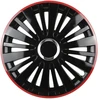 Leoplast Ratų gaubtas 1 vnt. Falcon, juodas ir raudonas 14"