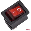 Rotorinis jungiklis su raudonu apšvietimu 6a 250v amio-04439