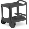 Bica Borneo food trolley 52x68x70cm pilkas