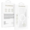 Liavec Glossy Magsafe Clear dėklas skirtas Apple iPhone 15 Pro Max baltos spalvos