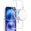 Liavec Glossy Magsafe Clear dėklas skirtas Apple iPhone 16 rožinės spalvos