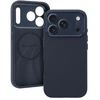 Liavec Silk Shield dėklas su Metal Camera Frame skirtas Apple iPhone 17 Pro Max mėlynos spalvos