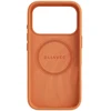 Liavec Silky dėklas su Metal Camera Frame skirtas Apple iPhone 17 Pro oranžinės spalvos
